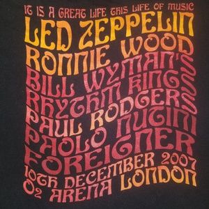 Led Zeppelin Ahmet Ertegun Shirt London